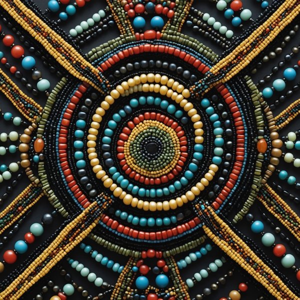 Comment les techniques de tissage en perles peuvent-elles être intégrées dans des créations artistiques modernes ?